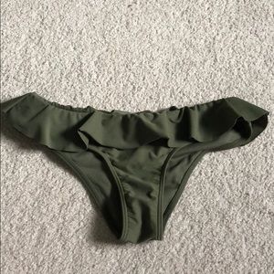 Olive green bikini bottoms